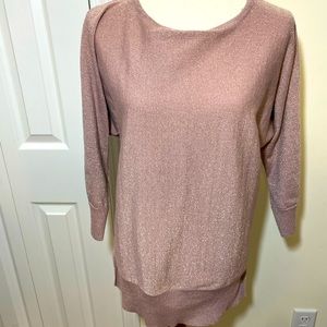 Pink Cable & Gauge Sweater (L)